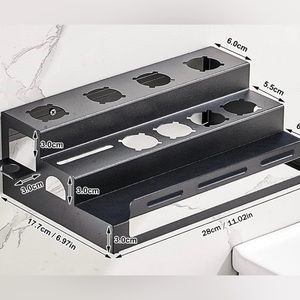 Storage Holder for Dyson,3 Layer Design Hair Airwrap Organizer,Stainless Steel